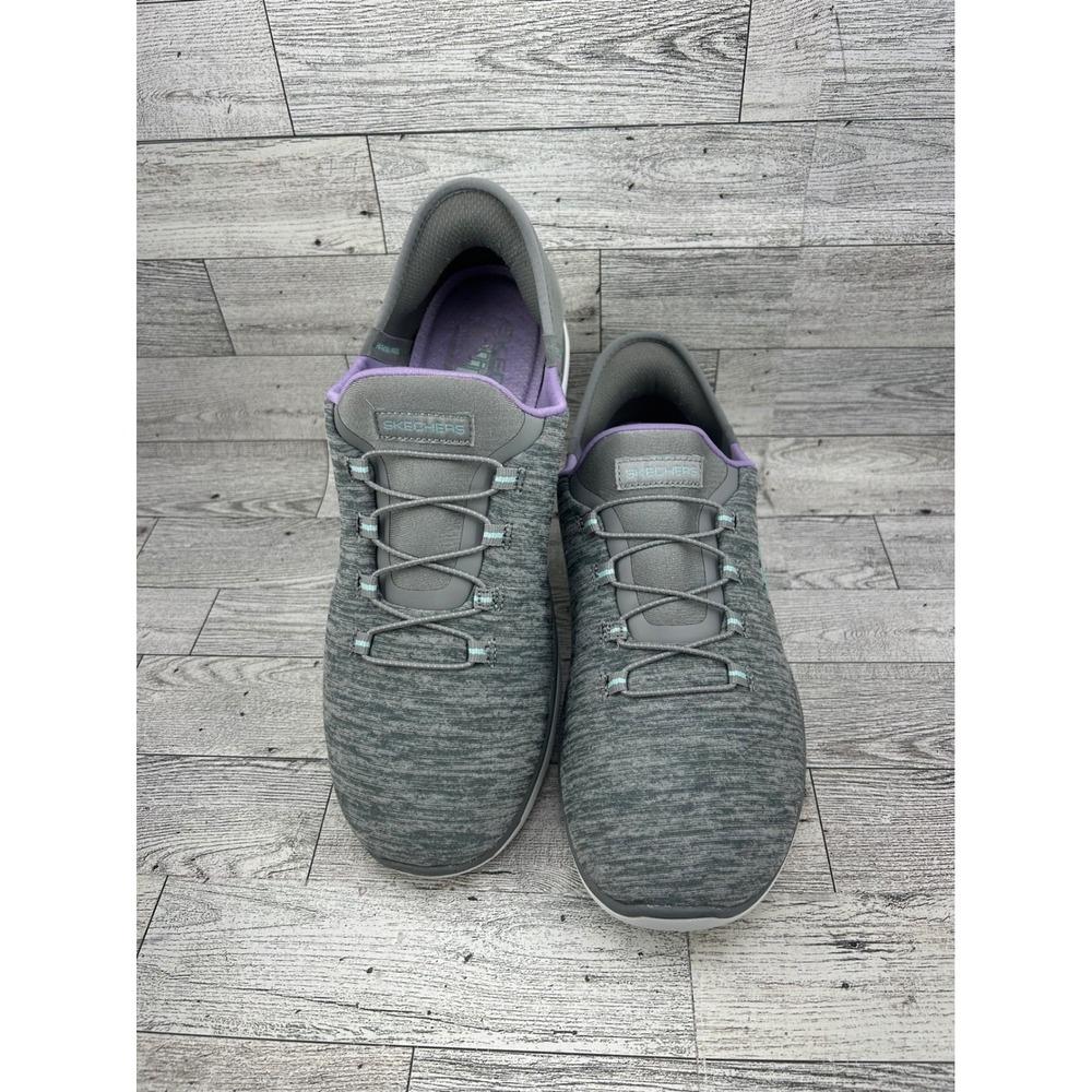 Skechers Hands Free Slip-ins Ultra Flex 3.0 Brilliant Path Gray Women 9 149937